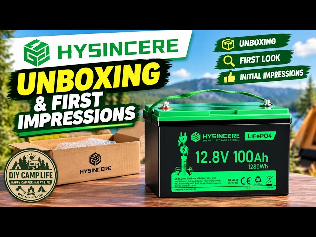 HYSINCERE 100Ah LiFePO4 Battery | Real-World Camper Test & Review