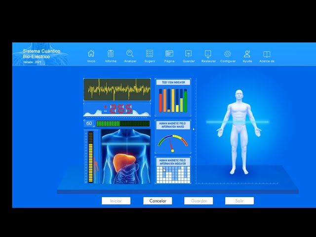 Aprendiendo a usar Programa Software del Analizador Cuántico de Resonancia Magnética 2022 #medicina