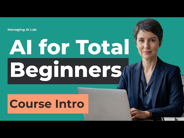 How to Learn AI for Beginners (Course Intro)