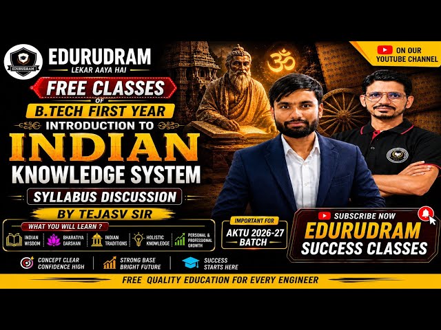 Introduction to Indian Knowledge System | Syllabus Discussion | B.Tech First Year | By Tejasv Sir