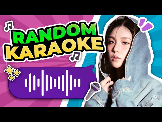 KPOP GAME | RANDOM KARAOKÊ 😎🎙️✨ | Dia de Kpop! ☀️