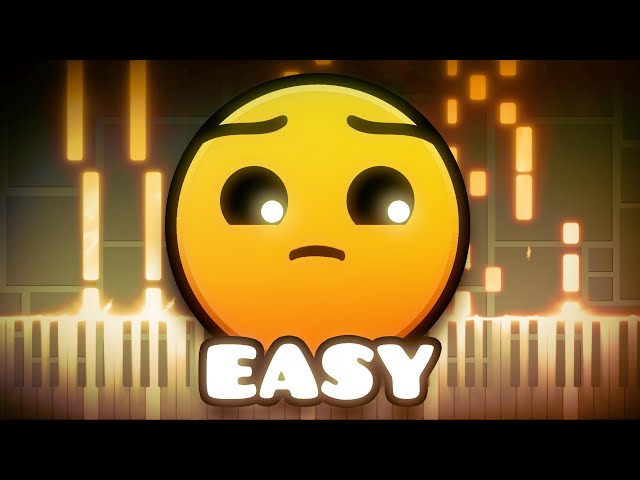 Geometry Dash LVL 6 - Can't Let Go | Piano Tutorial