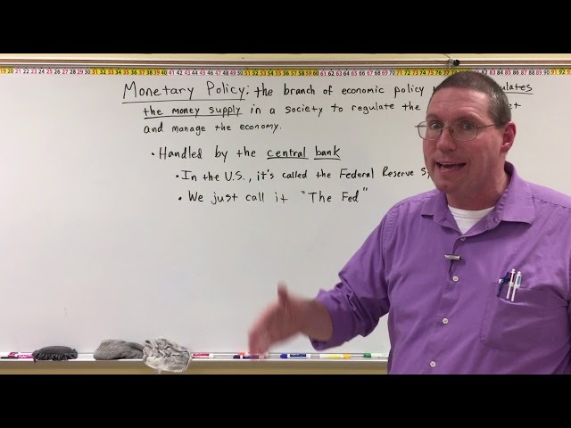 Intro to Monetary Policy - Professor Ryan