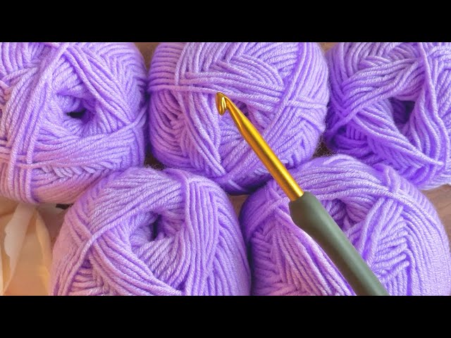 TRY this beautiful crochet pattern, It's EASIER than you think! Stunning and simple crochet stitch