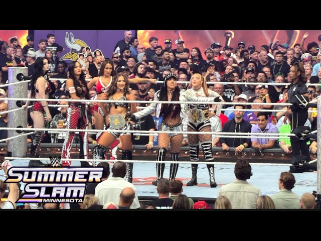 Fatal Influence vs Nikki Bella, Brie Bella & Paige Full Match - WWE SummerSlam 8/1/2026