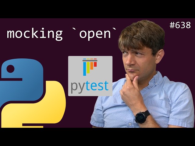 mocking python's open() function