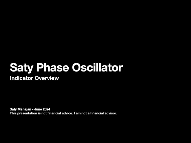 Saty Phase Oscillator Indicator Overview