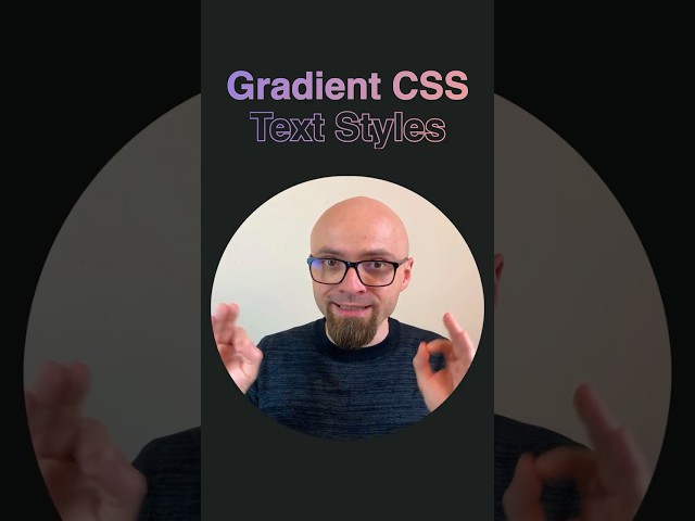 CSS Gradient Text Styles