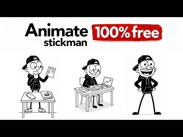 How to Create Stickman Animation with AI 100% FREE
