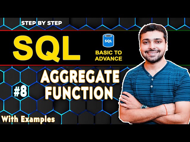 Aggregate Functions in SQL - COUNT, SUM, AVG, MAX, MIN | SQL Tutorial in Hindi 8