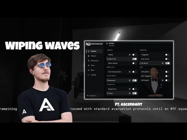 SCP:SL CHEATING | Wiping Waves On Ascendant