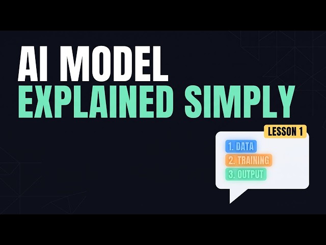 What an AI Model Actually Is (Explained Simply, No Maths) | AI Basics 1