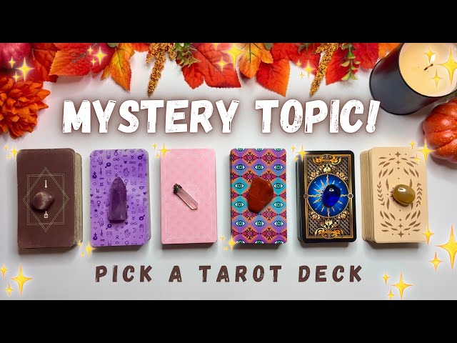 ⚠️🌀MYSTERY TOPICS! 🌀⚠️ Each Group Has a Different Topic! In-Depth Pick a Card Tarot Reading!