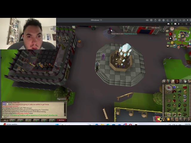 Streaming to max bank eco from wilderness pking Fate RSPS