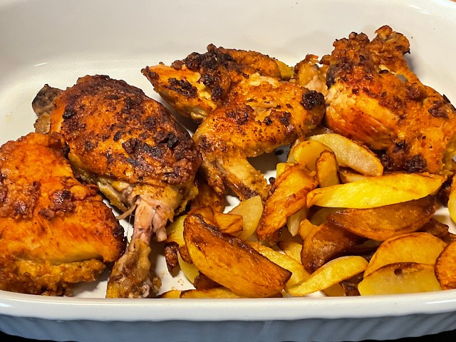 Cook with me crispy chicken over wood fire lovely ones.