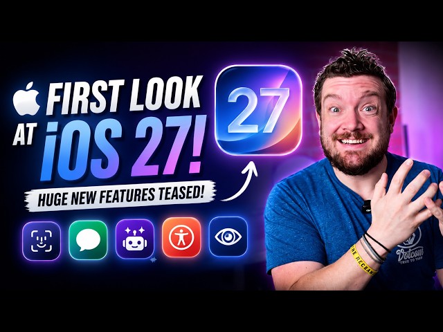 Apple Just Gave Us Our First Look at iOS 27!