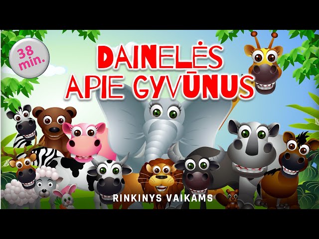 DAINELĖS APIE GYVŪNUS 2021 • Mix • Rinkinys Vaikams • Grojaraštis