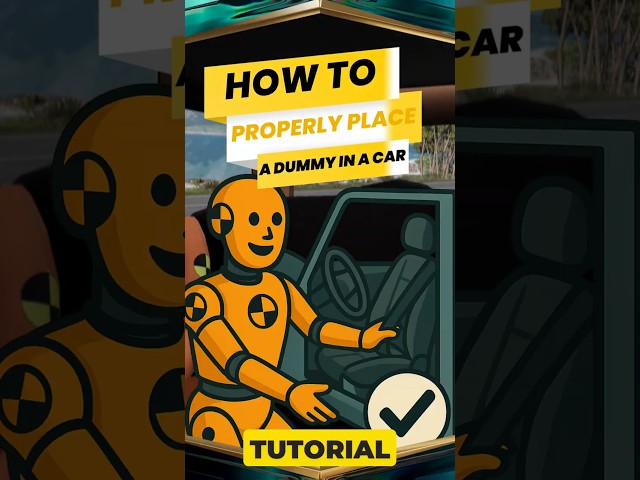 HOW TO ADD DUMMY ? | BeamNG.drive tutorial