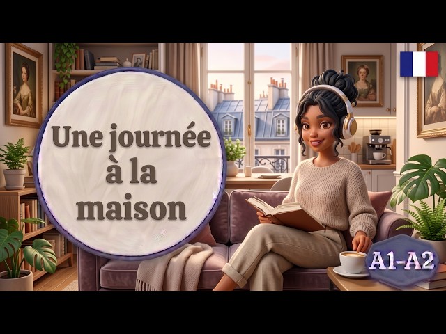 A Day at Home in French (A1-A2) | Learn French Podcast | French Listening Practice | Ep.10