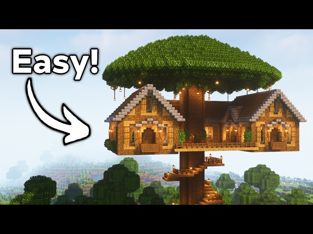 Minecraft: How to Build a Treehouse | Tutorial🏠