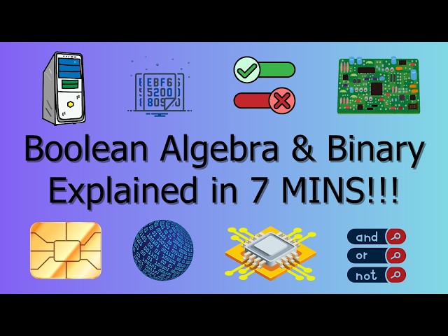 Boolean Algebra & Logic Gates | Binary Made Simple (7 MINS)