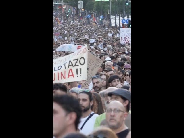 Protests erupt in Spain after eviction of 87-year-old woman