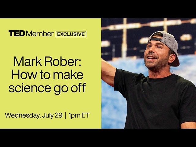 LIVE with Mark Rober: How to Make Science Go Off  | TED