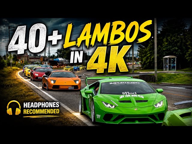 4-MINS of PURE LAMBO MADNESS 🔥🇮🇹 | 4K