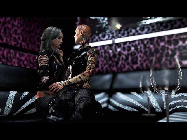 Commander Heather Shepard Mass Effect 2 Legendary Edition - Complete Jack Romance - All Scenes
