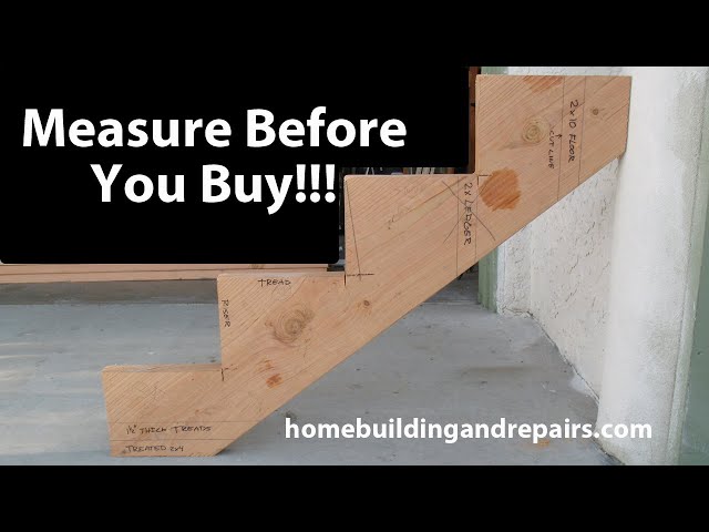 Everything You Need To Know About Pre-Cut Stair Stringer Measurements