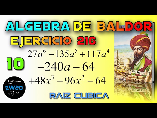 Baldor's Algebra from Scratch Exercise 216 10
