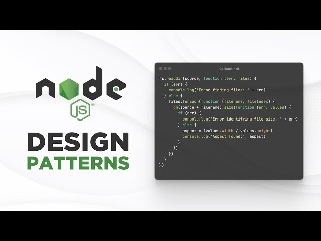 Node.js Design Patterns - Book Review