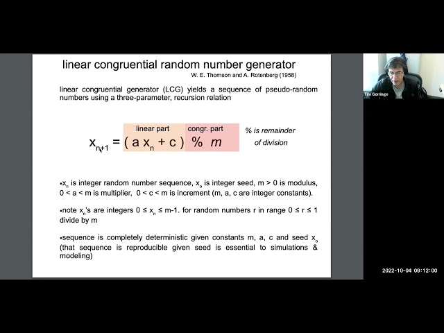 randomness random numbers and linear congruential generators