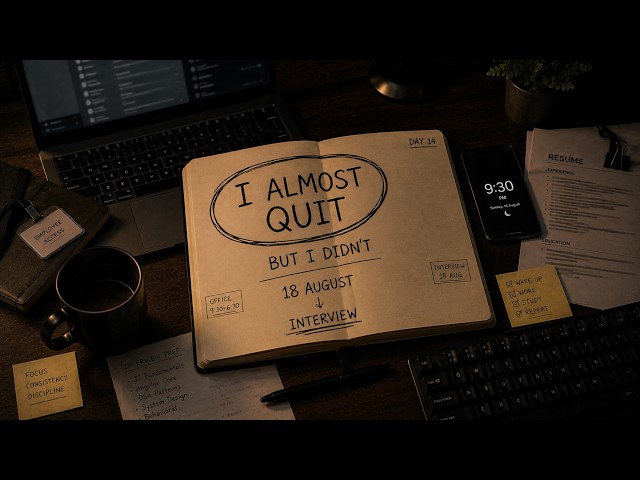 After a Full Day at Office, I Still Had to Prepare for My Interview | Day 14