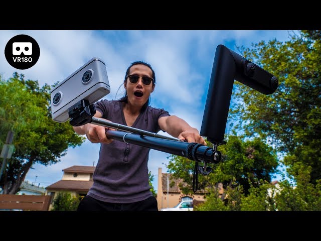 QooCam VS Lenovo Mirage in VR180 Stabilization REAL WORLD test footage