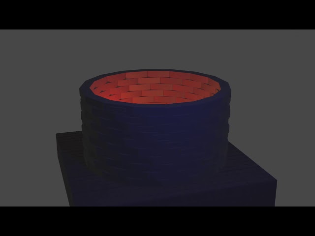 Experimenting with array modifiers and the Animall addon.