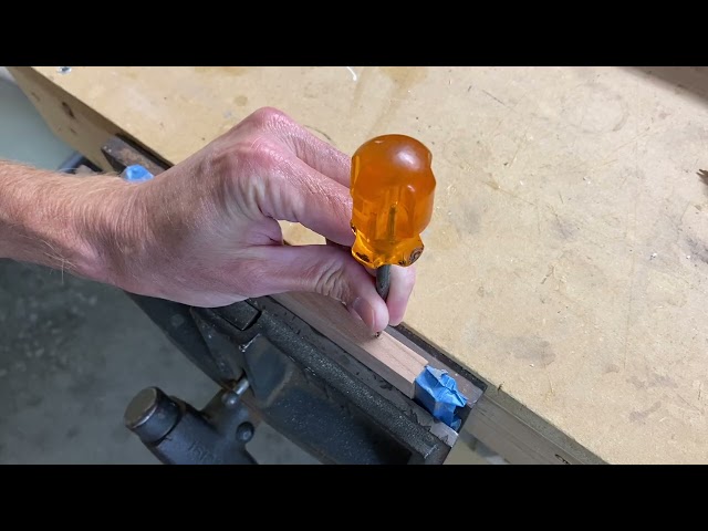 Emily’s table Pt 11 - installing figure 8 brackets 