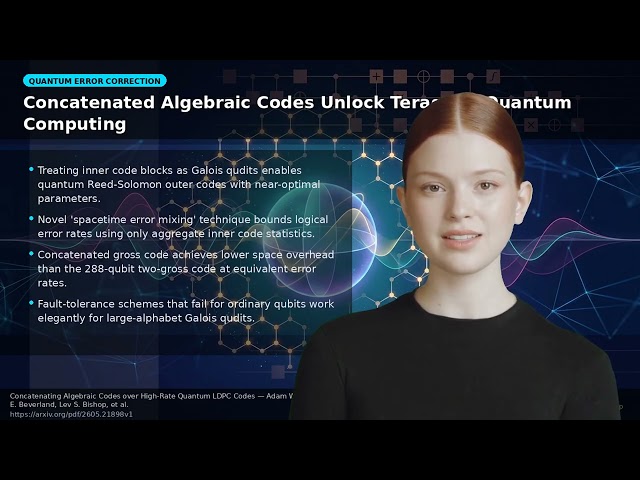 Concatenating Algebraic Codes over High-Rate Quantum LDPC Codes | QuantumInfo