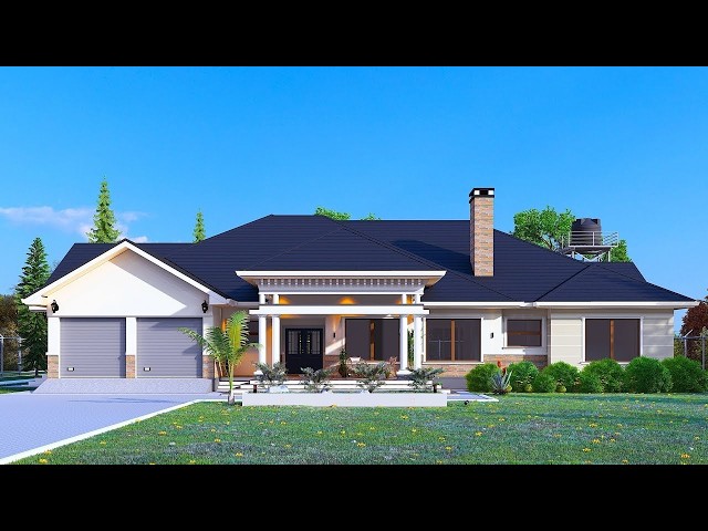 STUNNING 4 Bedroom House Plan!  House Design 🤯🏡 FREE Floor Plan In Description – Must See Design!