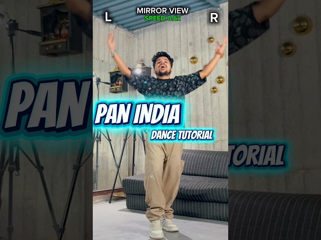 PAN INDIA | SLOWED DANCE TUTORIAL | GURU RANDHAWA | #ytshorts #dance