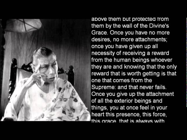 The Mother talks about Total Surrender