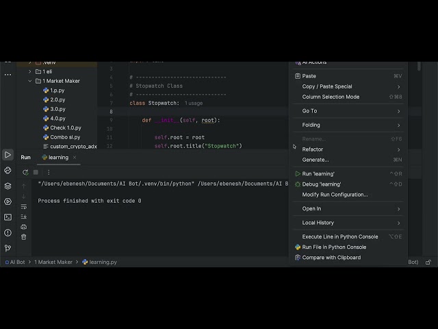 Build a Stopwatch with AI | Python Beginner Project