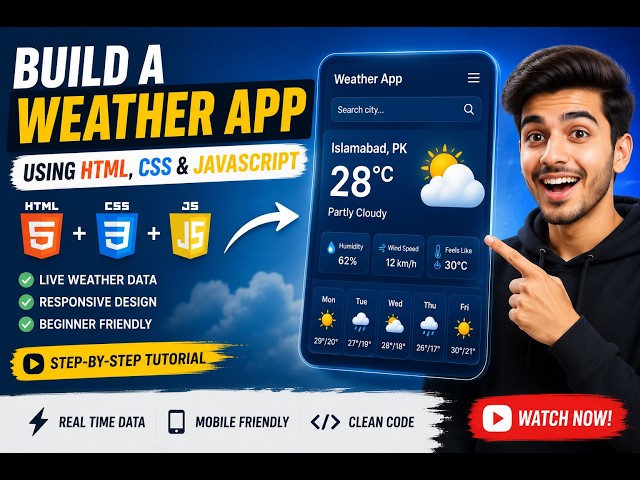 Creating a Weather App Using HTML, CSS and JavaScript