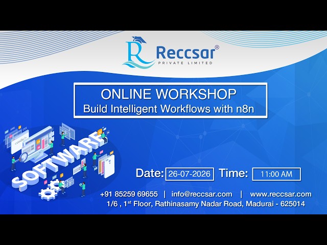 Workflows with n8n WORKSHOP - RECCSAR
