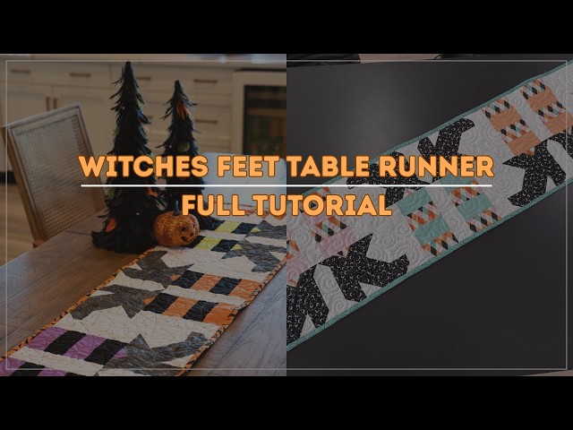 Witches Feet Table Runner | Full Tutorial