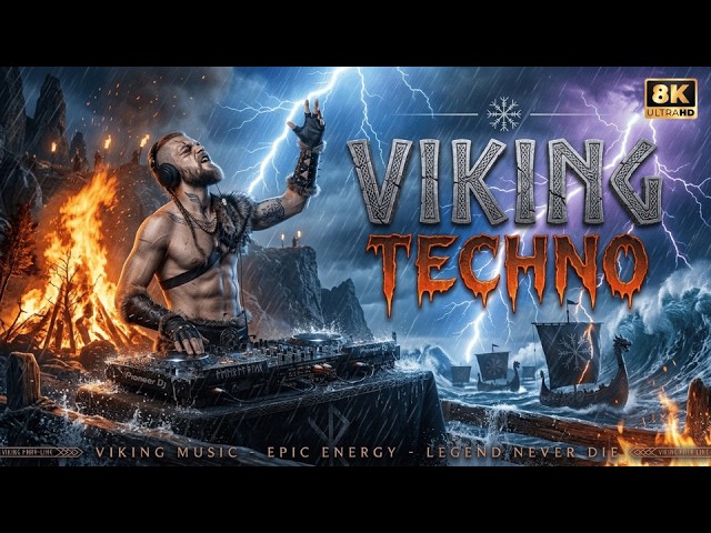Viking Techno Mix 🔥 Valhalla Warriors ⚡ Powerful Battle Music for Focus, Training & Success Vol 1