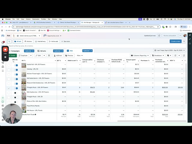 Ad Performance Review and Insights