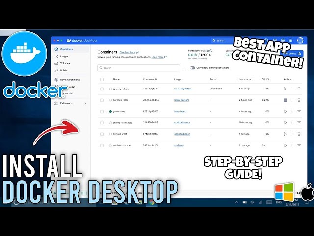 How to Install DOCKER DESKTOP on Your PC or Laptop - Step-by-Step Guide (2025)