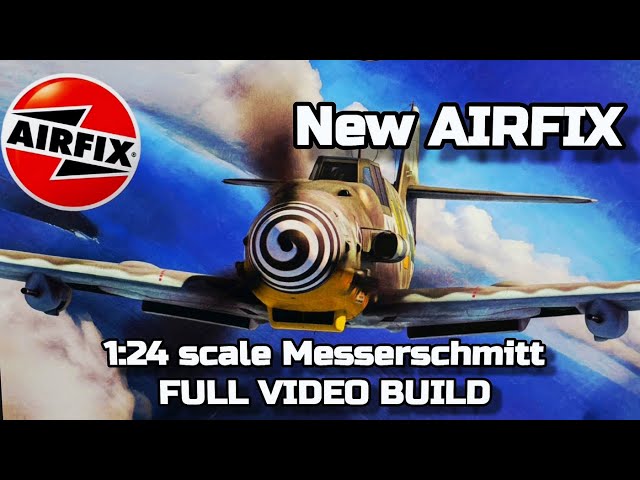 FULL VIDEO BUILD AIRFIX MESSERSCHMITT BF109G-6  1:24 scale