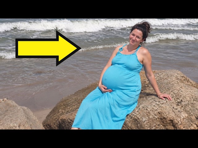 Woman Took A Vacation Photo At The Beach, But What She Found In The Background Shocked Everyone